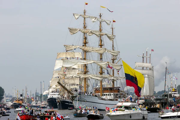 Colombian navy tallship ARC Gloria — Stock Photo, Image