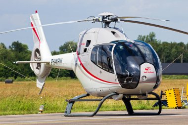 VOLKEL, NETHERLANDS - JUN 14 ,2013: urocopter EC120B Colibri fro clipart