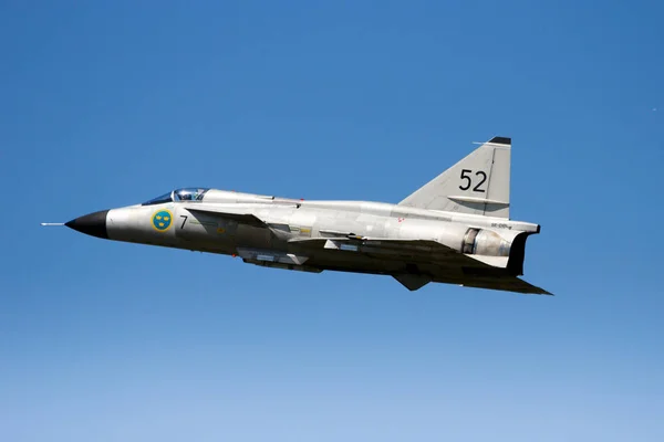 VOLKEL, THE NETHERLANDS - JUN 15, 2013: Former Swedish Air Force — Stock Photo, Image