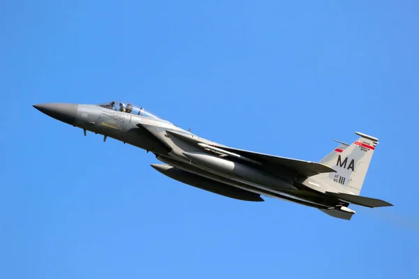 Avión caza F-15 Eagle de la Fuerza Aérea de EE.UU. —  Fotos de Stock