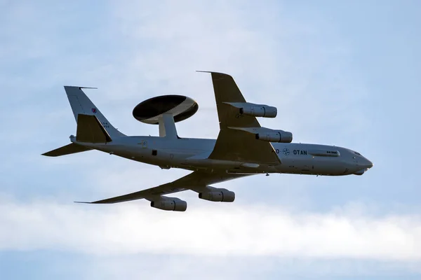 Nato Boeing E-3 Αεροπλάνο ραντάρ Φρουράς Awacs — Φωτογραφία Αρχείου