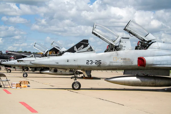 2008年7月6日:スペイン空軍F-5タイガーFi — ストック写真