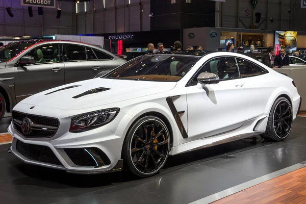Geneva Switzerland March 1 2016 Mansory Mercedes Benz S63 Amg Coupe Diamond Edition Car Showcased At The 86th Geneva International Motor Show Supercar Autoshow Stock Photo 180906286