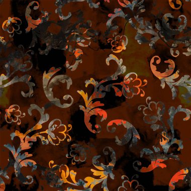 Batik kravat boya doku tekrar modern desen