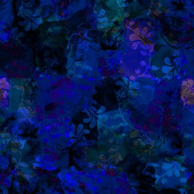 Batik kravat boya doku tekrar modern desen