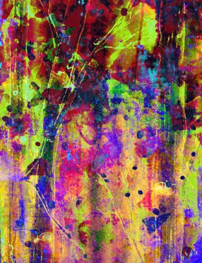 Sulu Boya doku tekrar modern desen