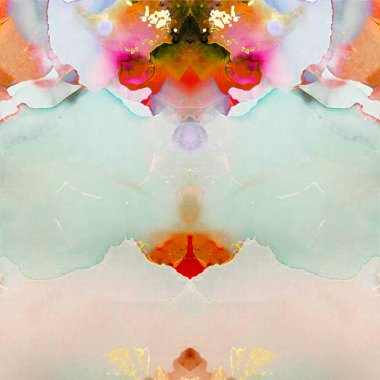 Sulu Boya doku tekrar modern desen