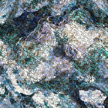 Sulu Boya doku tekrar modern desen