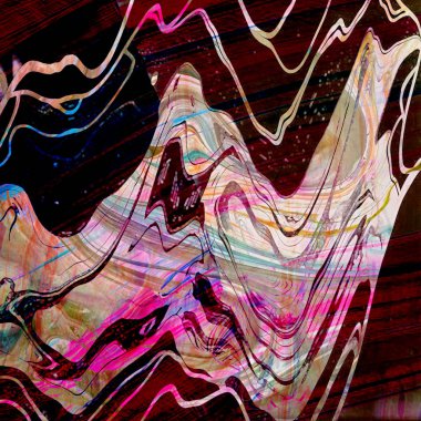 Sulu Boya doku tekrar modern desen