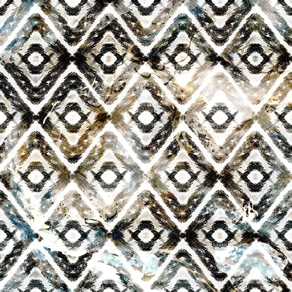 Batik Tie Tintura Textura Repetir Padrão Moderno — Fotografia de Stock