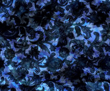 Batik doku tekrar modern desen