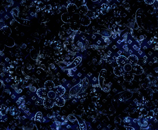 Batik Textur Wiederholen Modernes Muster — Stockfoto