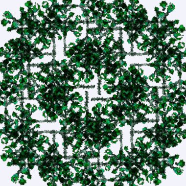 Batik doku tekrar modern desen