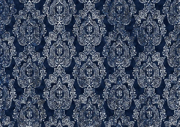 Batik Textur Wiederholen Modernes Muster — Stockfoto