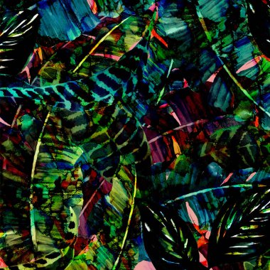 Sulu Boya doku tekrar modern desen