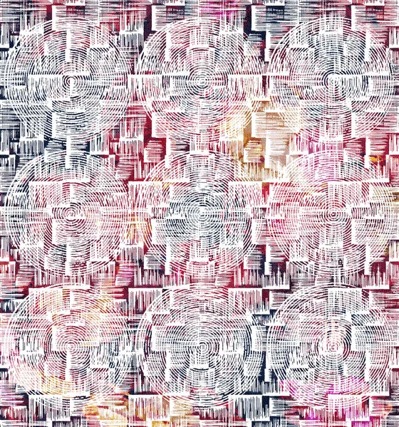 Watercolor Texture Repeat Modern Pattern — Stock Photo, Image