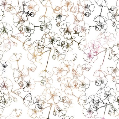 Doku arkaplanı ile geometri tekrarlama deseni