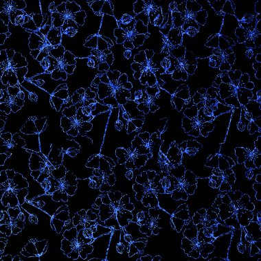 Doku arkaplanı ile geometri tekrarlama deseni