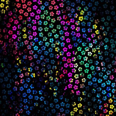 Doku arkaplanı ile geometri tekrarlama deseni