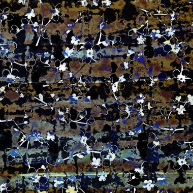 Doku arkaplanı ile geometri tekrarlama deseni