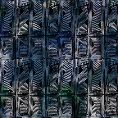 Doku arkaplanı ile geometri tekrarlama deseni