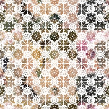 Doku arkaplanı ile geometri tekrarlama deseni