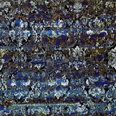 Doku arkaplanı ile geometri tekrarlama deseni