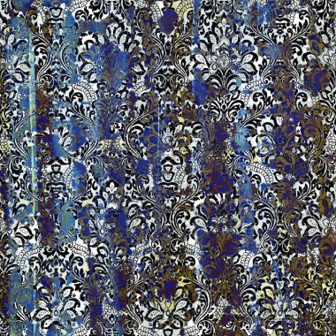 Doku arkaplanı ile geometri tekrarlama deseni