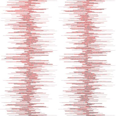Doku arkaplanı ile geometri tekrarlama deseni