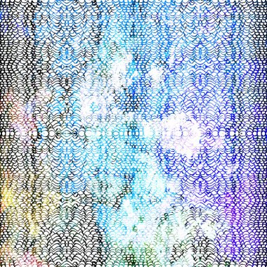 Doku arkaplanı ile geometri tekrarlama deseni