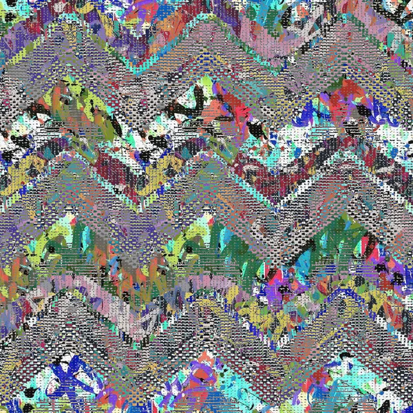 Geometrie Wiederholen Muster Mit Textur Hintergrund — Stockfoto