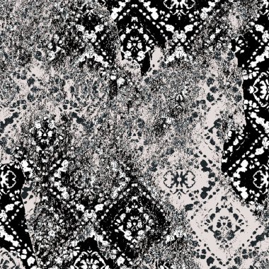 Doku arkaplanı ile geometri tekrarlama deseni