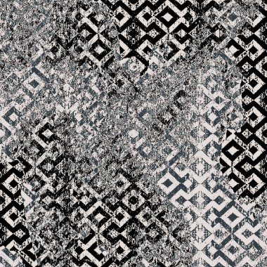 Doku arkaplanı ile geometri tekrarlama deseni