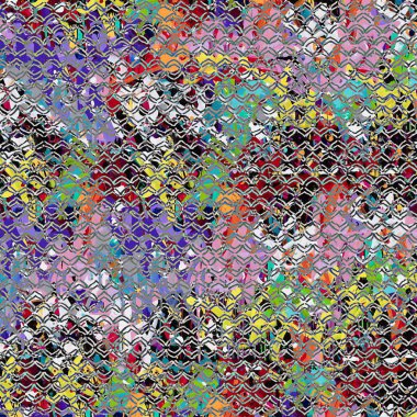 Doku arkaplanı ile geometri tekrarlama deseni