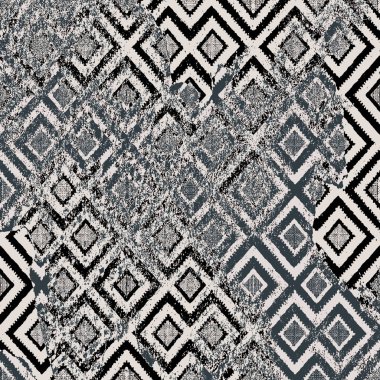 Doku arkaplanı ile geometri tekrarlama deseni