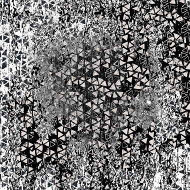 Doku arkaplanı ile geometri tekrarlama deseni