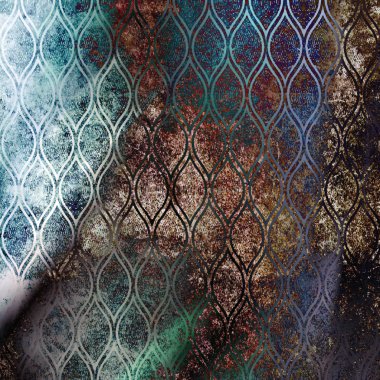 Doku arkaplanı ile geometri tekrarlama deseni