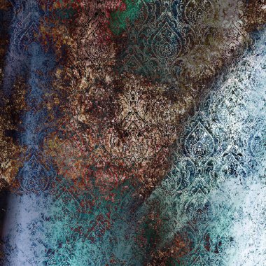 Doku arkaplanı ile geometri tekrarlama deseni