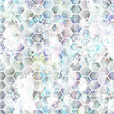 Doku arkaplanı ile geometri tekrarlama deseni