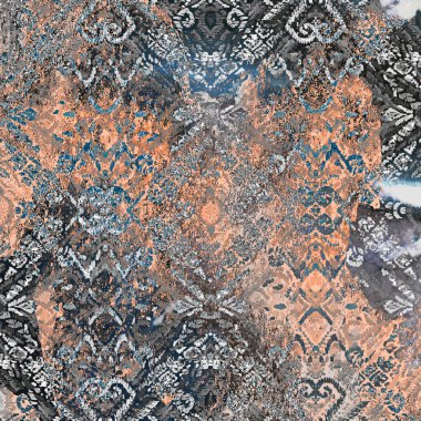 Doku arkaplanı ile geometri tekrarlama deseni