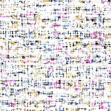 Suluboya efektli geometrik desen