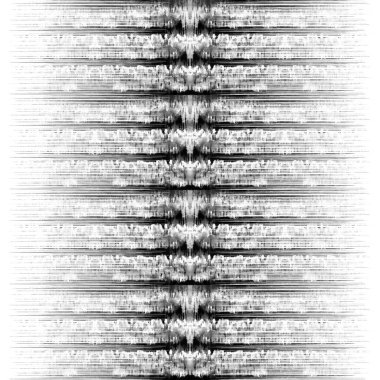 Suluboya efektli geometrik desen