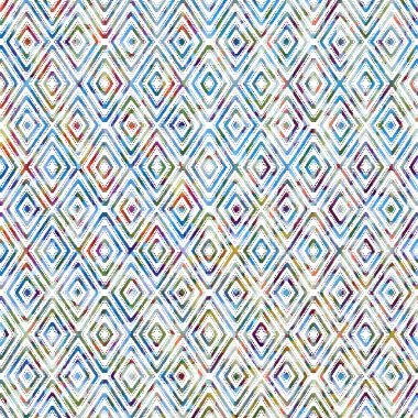 Suluboya efektli geometrik desen