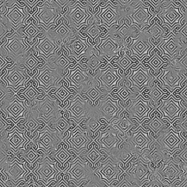 Suluboya efektli geometrik desen