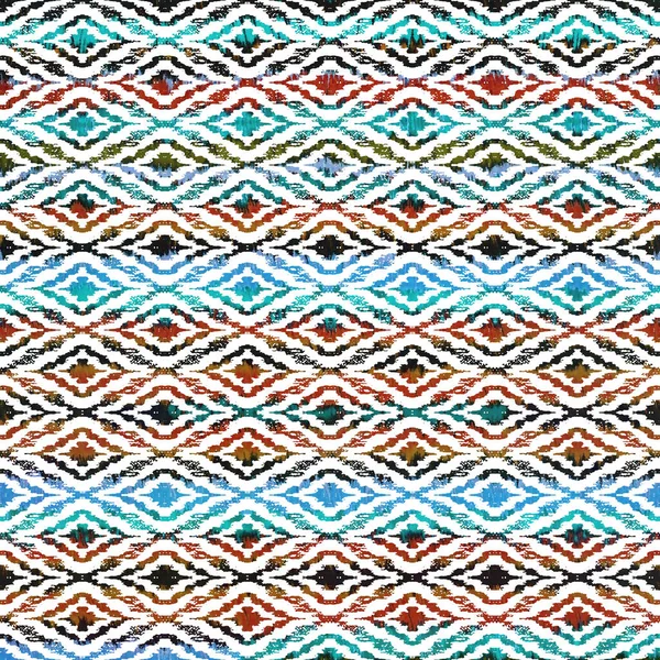 Geometrikus Textúra Minta Akvarell Hatással — Stock Fotó