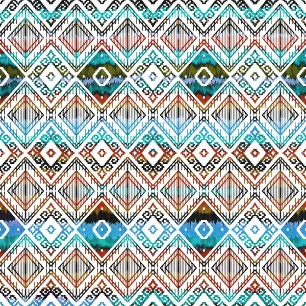 Geometric Texture Pattern Watercolor Effect — Stock Photo, Image