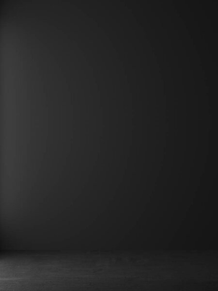 черный интерьер
