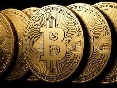 Bitcoin altın yalıtım siyah
