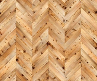 Chevron doğal larch parke sorunsuz kat doku