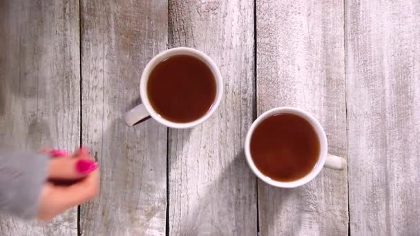 Una Taza Caliente — Vídeo de stock